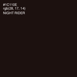 #1C110E - Night Rider Color Image